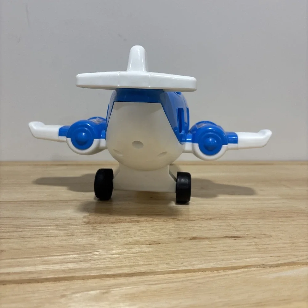 Fisher Price Little People Travel Together Blue Airplane Lights Sounds 2 Pilots